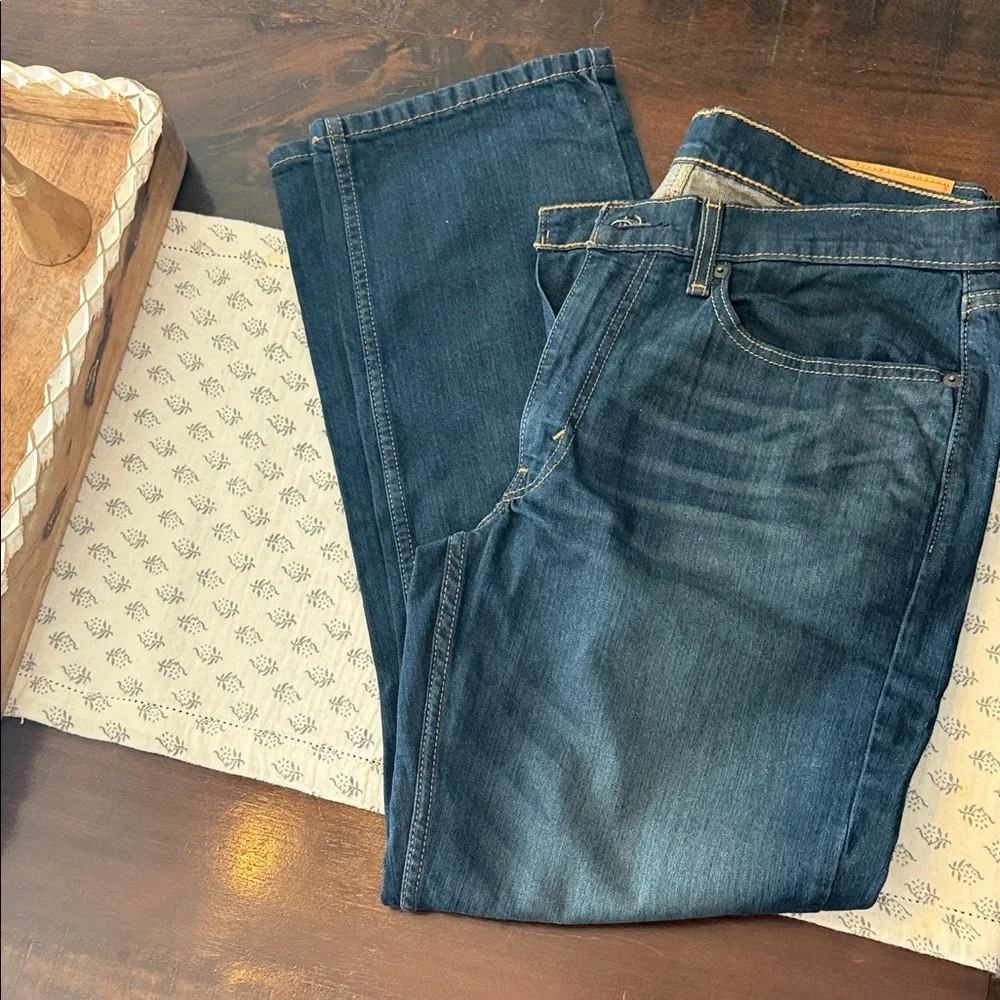 NWOT Levi's 514 Slim Straight Dark Blue Jeans